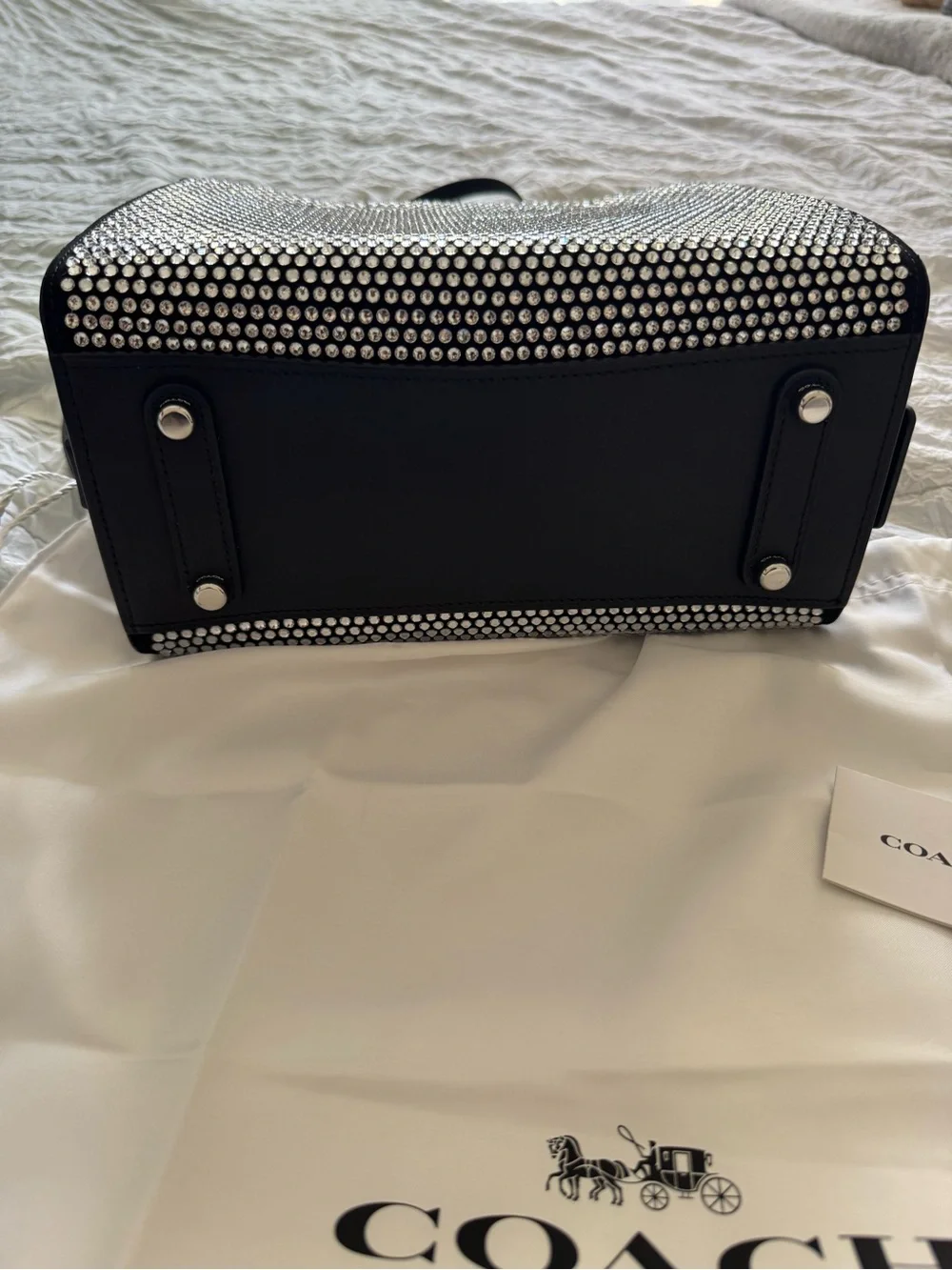 NWOT Coach Rogue 25 Black Crystal